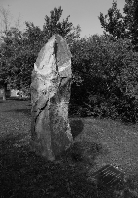 Memorial for the ca. 270 victims of the witch trails in Fulda 1600-1606 established 2008 on the old cemetery near the cathedral.